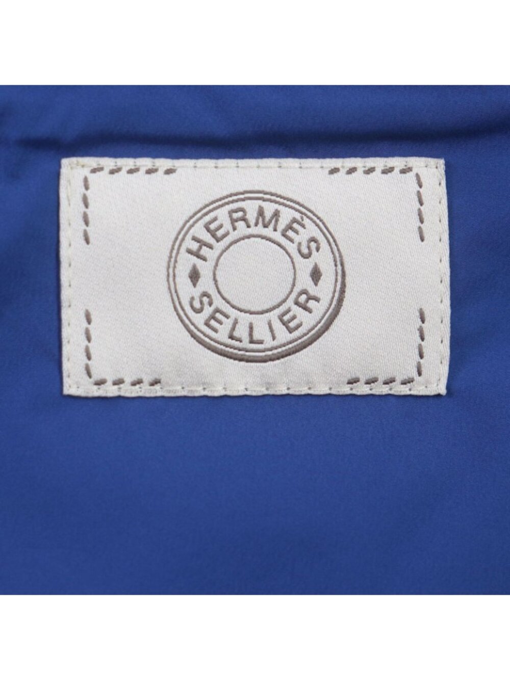 Hermes Zip Up Down Vest Gilet Blue Navy - Picture 8 of 12